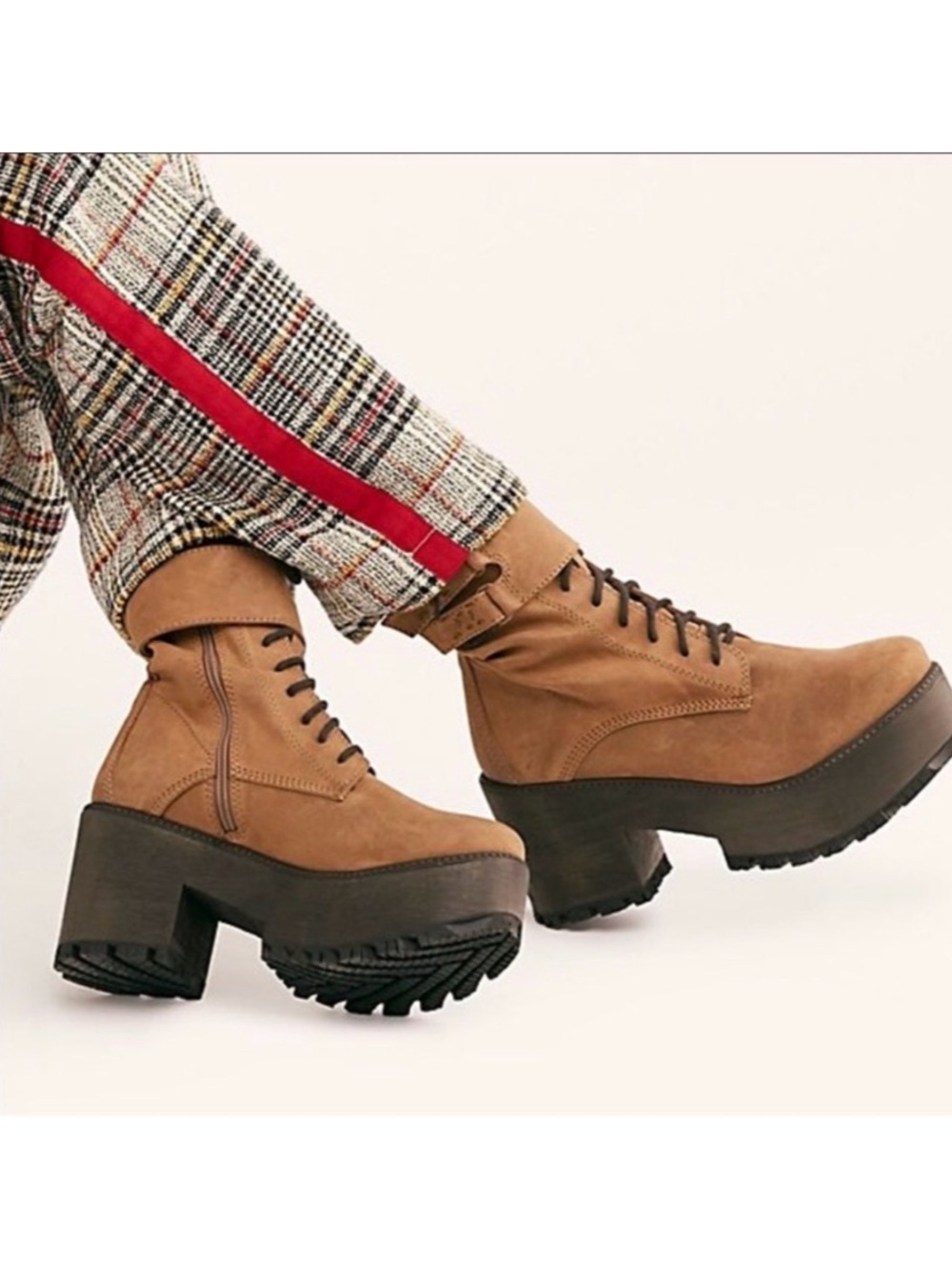 Free People Vegan Harlowe Platform Boots